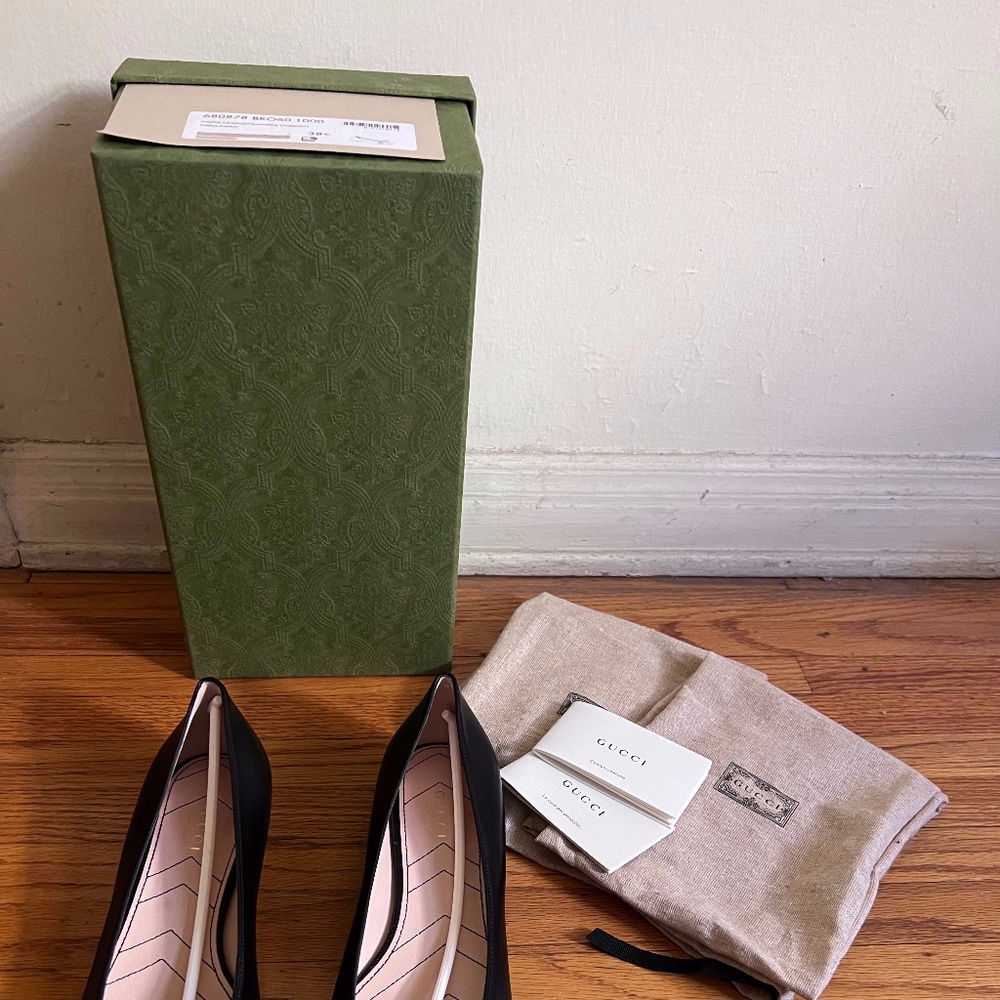 Gucci Napa Charlotte Ballet Shoe - Picture 8 of 10